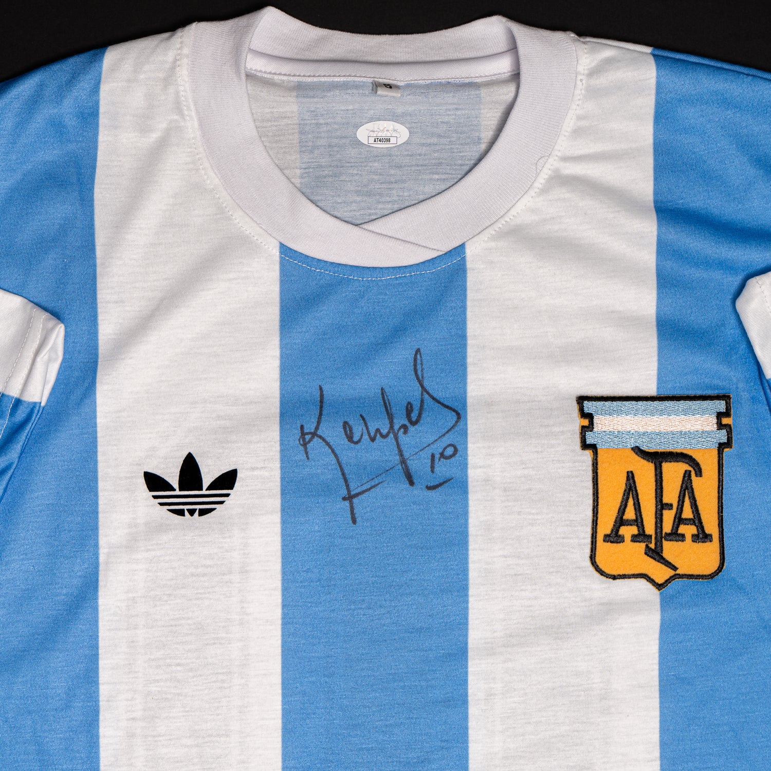 Jersey Firmado Mario Kempes- Argentina